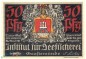 Notgeld Geestemünde , Seefischerei , 50 Pfennig Schein Nr 1 in kfr. Mehl Grabowski 412.1 , Bremen Seriennotgeld