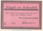 Preview: Notgeld Gemeinde Hockensbüll 614.2.a , 50 Pfennig C --Mit Kn-- in kfr. o.D. Schleswig Holstein Seriennotgeld