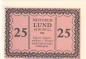 Preview: Notgeld Gemeinde Lund-Schobüll 844.1.b , 25 Pfennig -altrosa- in kfr. o.D. Schleswig Holstein Seriennotgeld
