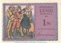 Preview: Notgeld Gemeinde Lund-Schobüll 844.2.a , 1 Mark -Mit Kennummer- in kfr. o.D. Schleswig Holstein Seriennotgeld