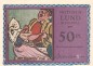 Preview: Notgeld Gemeinde Lund-Schobüll 844.2.a , 50 Pfennig -Mit Kennummer- in kfr. o.D. Schleswig Holstein Seriennotgeld