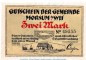 Preview: Notgeld Gemeinde Morsum - Sylt , 2 Mark Schein in kfr. von 1921 , Schleswig Holstein Seriennotgeld