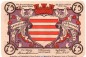 Preview: Notgeld Gemeinde Nöschenrode 980.10 , 75 Pfennig Schein Nr 5 violett von 1921 , Sachsen Anhalt Seriennotgeld
