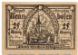 Preview: Notgeld Gemeinde Neunhofen 956.1 , 25 Pfennig Schein in kfr. von 1921 , Thüringen Seriennotgeld