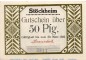 Preview: Notgeld Gemeinde Stöckheim , 1272.2 , 50 Pfennig Schein Nr 4 , o.D. Niedersachsen Seriennotgeld