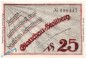 Preview: Notgeld Glauchau Stollberg , 25 Pfennig Schein Nr 1 in kfr. Mehl Grabowski 433.1 , Sachsen Seriennotgeld