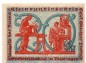 Preview: Notgeld Großbreitenbach Tesselt 477.1.b , 20 Pfennig Schein Kn rot in kfr. o.D. Thüringen Seriennotgeld