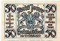 Preview: Notgeld Heimatverein Jever 661.3 , 50 Pfennig Schein Nr 2 in kfr. von 1921 , Niedersachsen Seriennotgeld