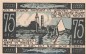 Preview: Notgeld Hotel dt. Kaiser Travemünde 1336.1.a , 75 Pfennig Schein in kfr. o.D. Schleswig Holstein Seriennotgeld