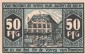 Preview: Notgeld Hotel dt. Kaiser Travemünde 1336.1.b , 50 Pfennig Schein in kfr. o.D. Schleswig Holstein Seriennotgeld