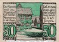 Preview: Notgeld Kappeln , 676.1 , Wilhelm Lass 50 Pfennig Schein in kfr. von 1921 , Schleswig Holstein Seriennotgeld