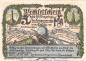 Preview: Notgeld Kriegerverein Eutin 357.1 , 50 Pfennig Schein Nr.4 in kfr. von 1921 , Schleswig Holstein Seriennotgeld