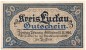 Preview: Notgeld Luckau , 50 Pfennig Schein in kfr. Tieste 4225.05.31 , von 1917 , Brandenburg Verkehrsausgabe