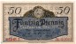 Preview: Notgeld Luckau , 50 Pfennig Schein in kfr. Tieste 4225.05.31 , von 1917 , Brandenburg Verkehrsausgabe