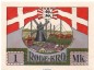 Preview: Notgeld Lunderup - Rothenkrug 846.1 , 1 Mark Schein in kfr. von 1920 , dänisch Nordschleswig Seriennotgeld