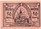 Preview: Notgeld Neunhofen , 50 Pfennig Schein in kfr. Mehl Grabowski 956.1 , von 1921 , Thüringen Seriennotgeld