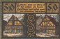 Preview: Notgeld Nieder Marsberg 971.1 , 50 Pfennig Schein in kfr. von 1920 , Westfalen Seriennotgeld
