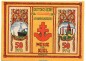 Preview: Notgeld Norische Messe Kiel 698.1.b , 50 Pfennig Musterschein o.Kn. in kfr.. von 1921 , Schleswig Holstein Seriennotgeld