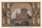 Preview: Notgeld Notgeldausstellung Nürnberg 991.1 , 1 Mark Schein Nr.1 in kfr. von 1921 , Bayern Seriennotgeld