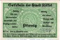 Preview: Notgeld Rössel , 50 Pfennig Schein in kfr. Tieste 6115.10.20 , von 1920 , Ostpreussen Verkehrsausgabe