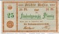 Preview: Notgeld Ruhla , 25 Pfennig Schein in kfr. Tieste 6300.05.10 , von 1918 , Thüringen Verkehrsausgabe