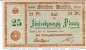 Preview: Notgeld Ruhla , 25 Pfennig Schein in kfr. Tieste 6300.05.15 , von 1918 , Thüringen Verkehrsausgabe
