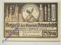 Preview: Notgeld Schmiedefeld , Thüringen , Einzelschein 25 Pfennig , gelbbraun - rosa , Seriennotgeld , 1187.5 , von 1921