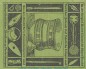 Notgeld Sparkasse Oberheldrungen 995.1 , 50 Pfennig Nr.6 -grün- in kfr. von 1921 , Thüringen Seriennotgeld