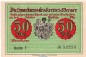 Notgeld Sparkasse Weener a.d. Ems , 50 Pfennig Schein Konto F in kfr. o.D. Niedersachsen Seriennotgeld