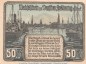 Preview: Notgeld Spediteurtag Lübeck 822.1 , 50 Pfennig Schein Nr.1 in kfr. von 1921 , Schleswig Holstein Seriennotgeld
