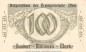 Preview: Notgeld Speyer - Kreisgemeinde Pfalz , 100 Millionen Mark Schein in kfr. Keller 4286.c von 1923 , Pfalz Inflation