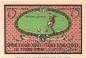 Notgeld Sportverein Kahla 667.1 , 75 Pfennig Schein Nr 1 gepunktet in kfr. o.D. Thüringen Seriennotgeld