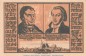 Preview: Notgeld Stadt Brehna 160.3 , 50 Pfennig Schein Nr.1 in kfr. von 1921 , Sachsen Anhalt Seriennotgeld