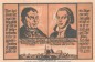 Preview: Notgeld Stadt Brehna 160.3 , 50 Pfennig Schein Nr.3 in kfr. von 1921 , Sachsen Anhalt Seriennotgeld