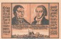 Preview: Notgeld Stadt Brehna 160.3 , 50 Pfennig Schein Nr.4 in kfr. von 1921 , Sachsen Anhalt Seriennotgeld