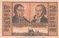 Preview: Notgeld Stadt Brehna 160.3 , 50 Pfennig Schein Nr.6 in kfr. von 1921 , Sachsen Anhalt Seriennotgeld