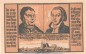 Preview: Notgeld Stadt Brehna 160.3 , 50 Pfennig Schein Nr.7 in kfr. von 1921 , Sachsen Anhalt Seriennotgeld