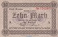 Notgeld Stadt Breslau , 10 Mark Schein in gbr. Geiger 068.02 von 1918 , Schlesien Großnotgeld