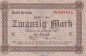 Notgeld Stadt Breslau , 20 Mark Schein in gbr. Geiger 068.24 von 1918 , Schlesien Großnotgeld