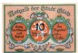 Preview: Notgeld Stadt Glatz 431.2 , 10 Pfennig Nr 4 rot in kfr.von 1921 , Schlesien Seriennotgeld