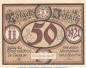 Preview: Notgeld Stadt Jessnitz 659.3 , 50 Pfennig Nr.2 -Glück auf- in kfr. von 1921 , Sachsen Anhalt Seriennotgeld