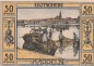 Preview: Notgeld Stadt Kappeln 677.2.b , 50 Pfennig Schein Kn. rotbraun in kfr. von 1920 , Schleswig Holstein Seriennotgeld