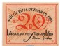 Preview: Notgeld Stadtkasse Lübeck 831.1 , 20 Pfennig Schein Fehldruck in kfr. von 1921 Schleswig Holstein Seriennotgeld