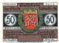 Preview: Notgeld Stadt Lübbecke 819.2.b , 50 Pfennig Schein o. Kn. in kfr. von 1921 , Westfalen Seriennotgeld
