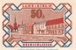 Notgeld Stadt Landsberg 763.1 , 50 Pfennig Nr.2 -März- in kfr. von 1921 , Schlesien Seriennotgeld