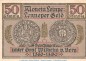 Preview: Notgeld Stadt Lennep 791.1 , 50 Pfennig Schein -A- in kfr. von 1921 , Westfalen Seriennotgeld