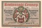 Preview: Notgeld Stadt Lennep 791.1 , 75 Pfennig Schein -G- in kfr. von 1921 , Westfalen Seriennotgeld