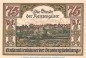 Preview: Notgeld Stadt Lennep 791.1 , 75 Pfennig Schein -G- in kfr. von 1921 , Westfalen Seriennotgeld
