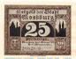 Preview: Notgeld Stadt Moosburg 899.1 , 25 Pfennig Schein Nr 1 in kfr. von 1921 , Bayern Seriennotgeld