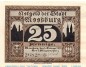 Preview: Notgeld Stadt Moosburg 899.1 , 25 Pfennig Schein Nr 3 in kfr. von 1921 , Bayern Seriennotgeld